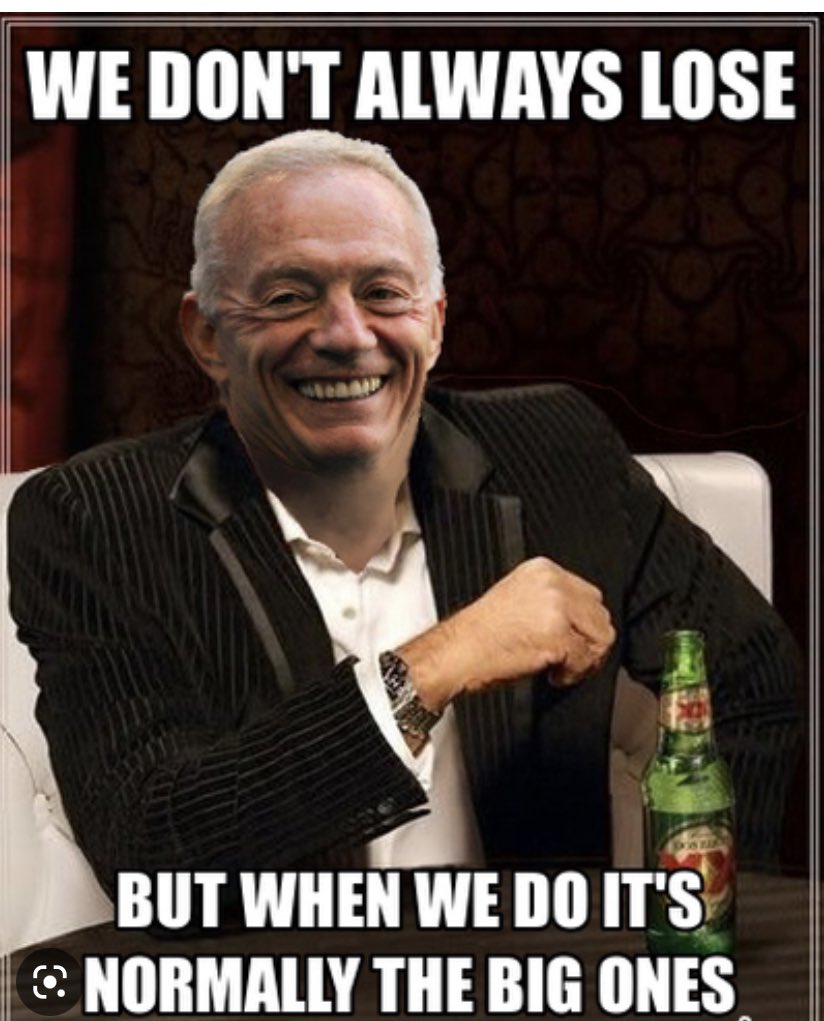 How ‘bout them #DallasCowboys  and <a href="/realjerryjones/">Jerry Jones</a> —zero playoff wins this century!
