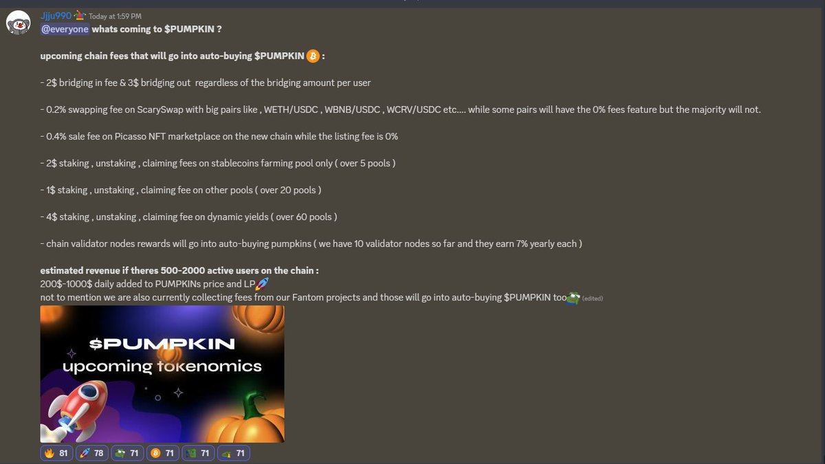update from the discord 😊🚀
#wagmi #btc #ftm