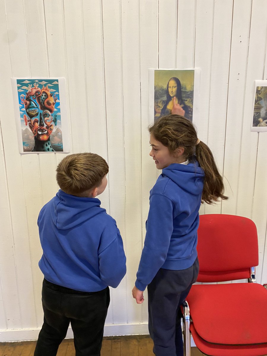 Pennardprimary's tweet photo. Tuning In - Bae tri have been exploring their prior knowledge of art through history. #pennHum #pennFun #inquirybasedlearning https://t.co/4VMUSc3nnA