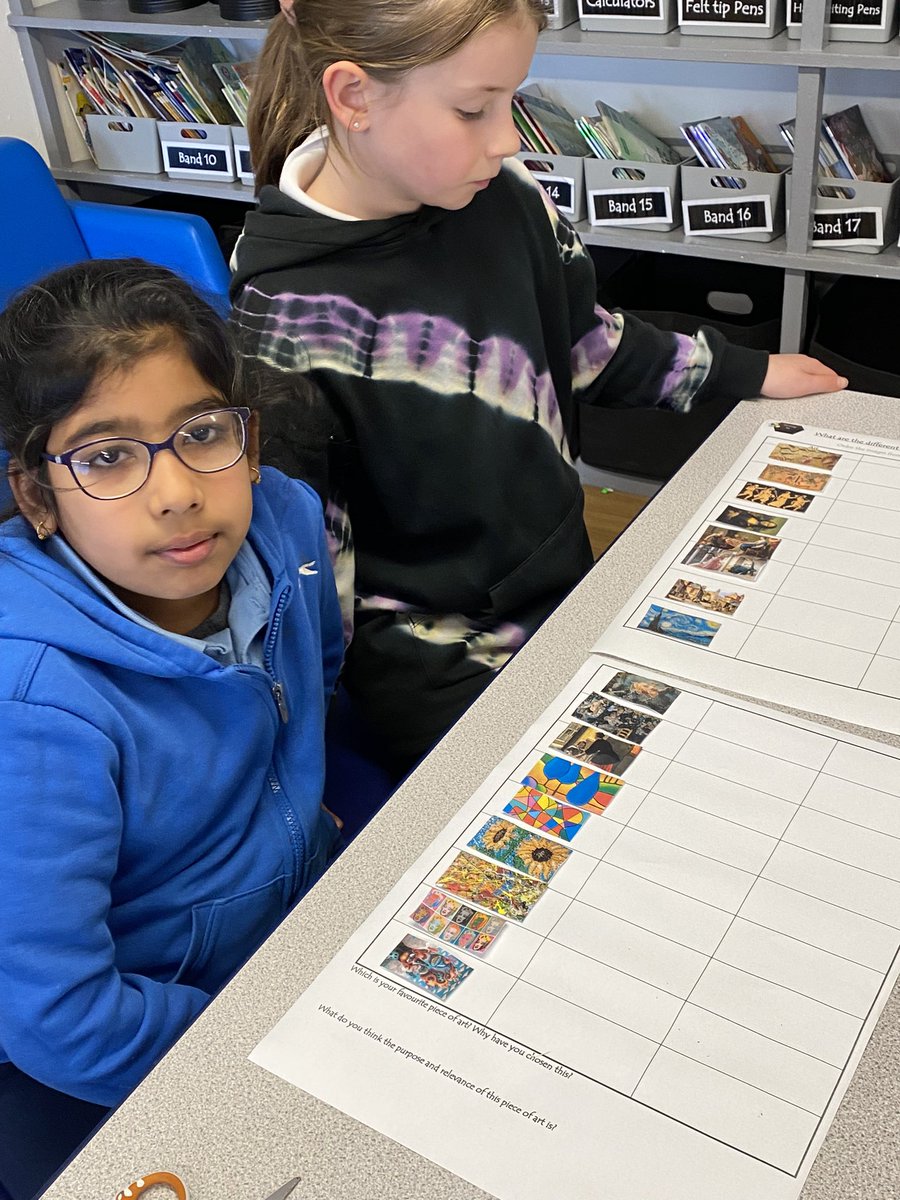 Pennardprimary's tweet photo. Tuning In - Bae tri have been exploring their prior knowledge of art through history. #pennHum #pennFun #inquirybasedlearning https://t.co/4VMUSc3nnA