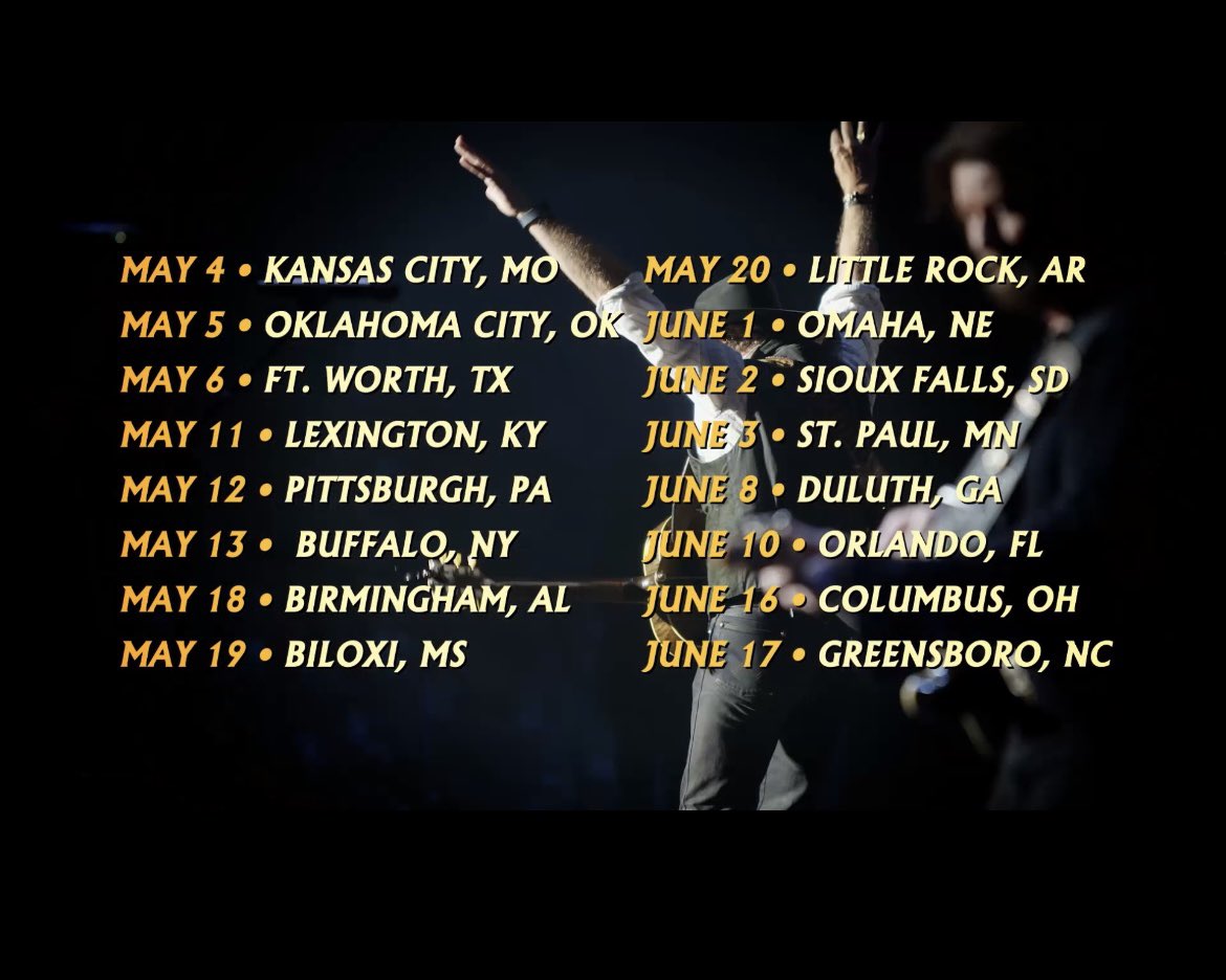ScottyMcCreery's tweet photo. Bucket list tour alert!! 🚨 See yall on the road w/ @BrooksAndDunn! https://t.co/hFthRUDXQc