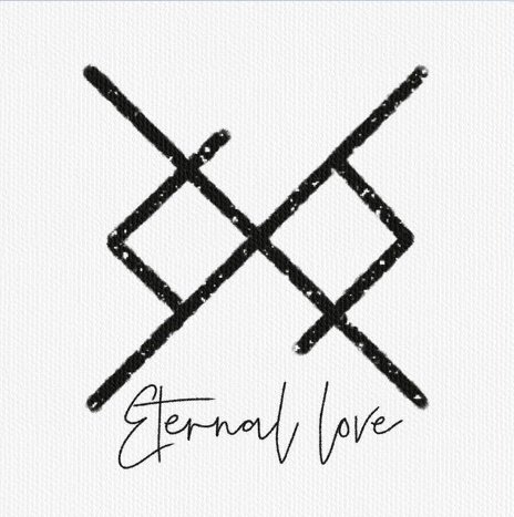 allfather99's tweet image. A very special #bindrune for me and @Lady_Vanaheim. Besides its #symbolism of eternal love, this bindrune has been with us almost from the very beginning of our journey together. 
The #runes used here are ᚷ(#Gebo) and ᛃ(#Jera) 
#EternalLove #Reminisce #PowerCouple