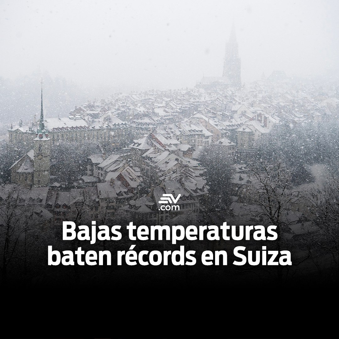 EcuavisaInforma's tweet photo. #Internacional | ❄️ Un cantón central suizo registró una temperatura de 42,3 grados bajo cero, la más baja nunca antes medida en el país.

Más detalles ➡️ https://t.co/qbL6gLk7SS https://t.co/XlOHsb8g9R