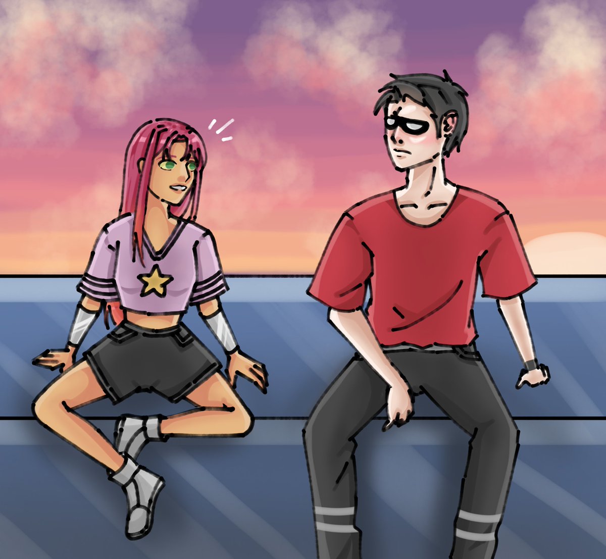 Alicemamma1's tweet photo. Done ^o^ fanart by:me
#Fanart
#robinxstarfire https://t.co/9FSTWY9wyp