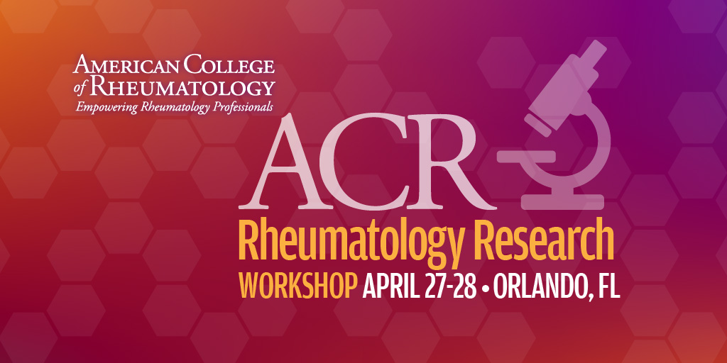 American College of Rheumatology on Twitter "ACR is accepting