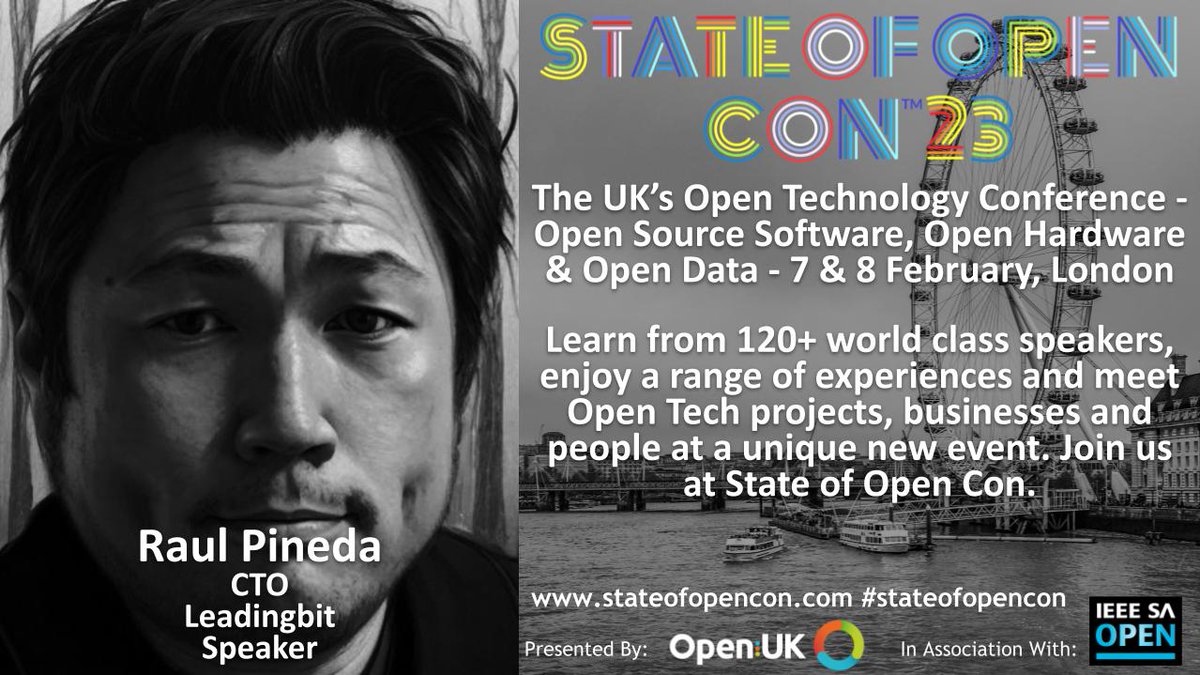 We can't wait to have <a href="/raulpineda/">Raul Pineda</a>, <a href="/LeadingbitS/">Leadingbit Solutions</a>, join us at #stateofopencon for the Platform Engineering Track. Two weeks to go! Do you have your ticket? Register here: stateofopencon.com/tickets/