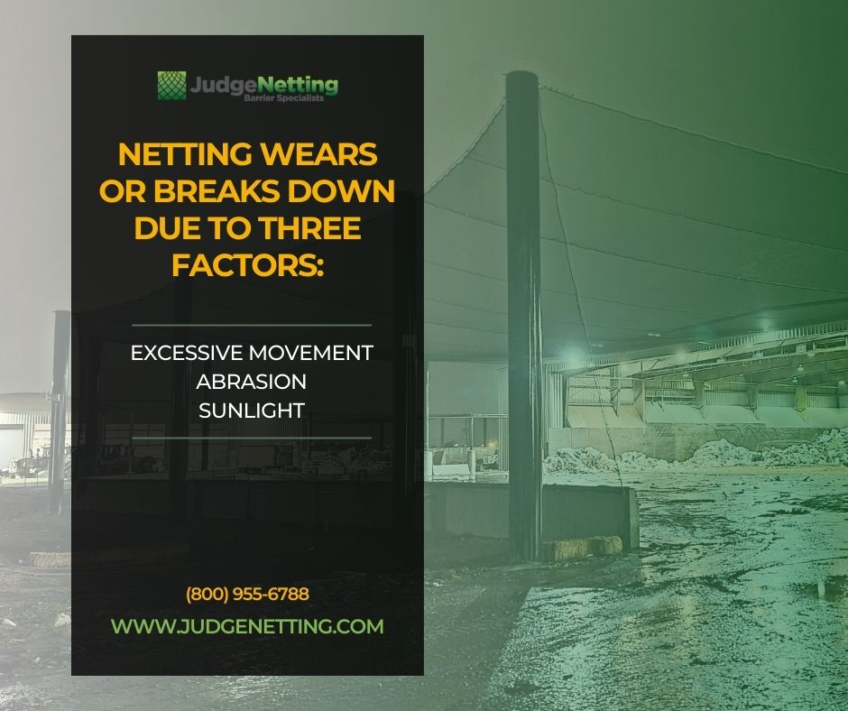 JudgeNetting1's tweet image. Tip Tuesday👌😉

If neglected, the net can show signs of premature wear and tear much sooner than anticipated. We offer a FREE repair tool with scheduled consultation. Call us today at (800) 955-6788.

#golfnetting #sportsnetting #nettingsolution #nettingexperts #golfnetrepair