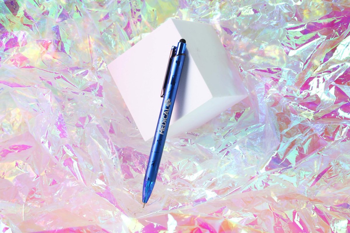 Check out the NEW Gemini Gem! 💎 
Dual finish facet design makes this executive stylus pen shine!  Featuring luxurious matte and gloss jewel tones with dramatic black accents and smooth writing hybrid ink.