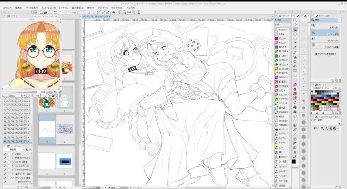 ライブでここまで進みました #今日のライブ進捗 #オリキャラ #VTuber https://t.co/1AyuMwUFud 