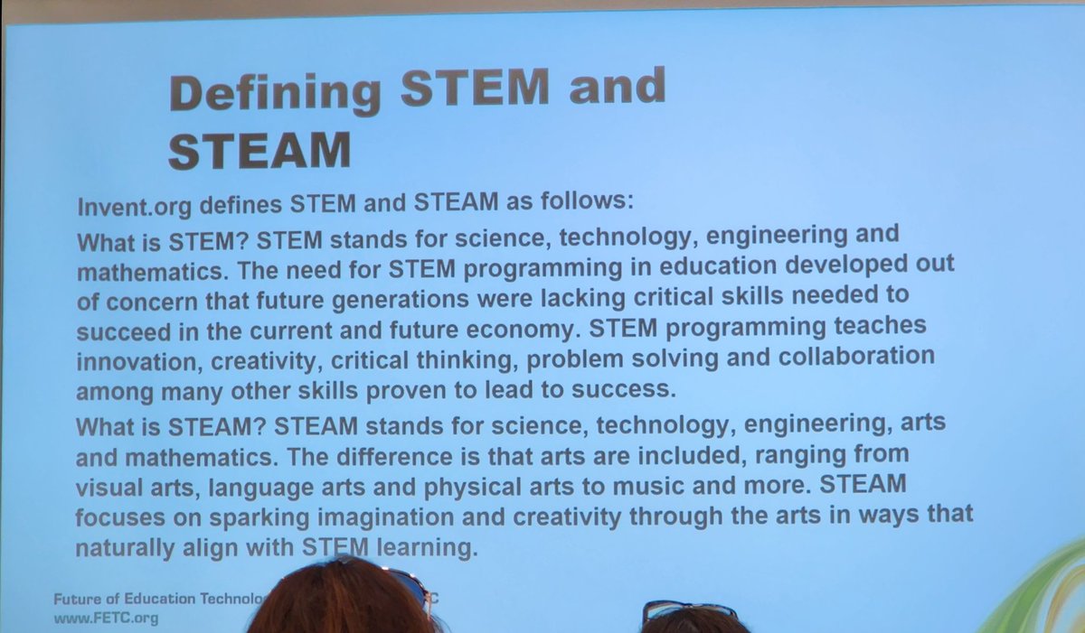 Mrs_Marotta_lib's tweet image. #FETC day 1 STEM and STEAM! @SCSchools #teacherslearning