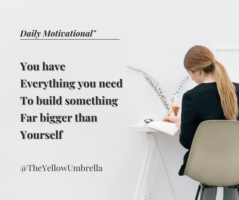 Here's a quote to keep you motivated!

#DailyMotivational
#theyellowumbrella.net
#selfpublishing #selfpublishedauthors #selfpublished
#LikeandFollowPage