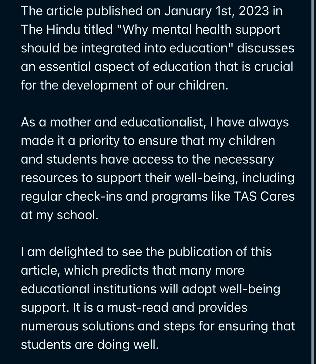 #DrMaithiliTambe #Education #Schools #MentalHealth #ChildPsychology #ChildrensWellbeing #Learn