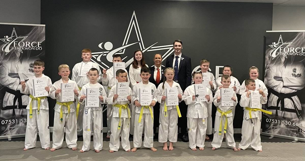 FORCE_Taekwondo's tweet photo. Check out some of our TKD Junior’s gaining their new promotions at our recent grading 

#BeAForceToBeReckonedWith
#JoinTheForce
#FindTheGrit https://t.co/nHVuOEkYbf