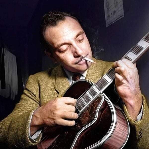 LibrarySheet's tweet photo. Happy Birthday, Django Reinhardt !! 💙

Jean Reinhardt (23 January 1910 – 16 May 1953), known by his Romani nickname Django, was a Belgian-born Romani-French jazz guitarist and composer. https://t.co/TaqmKlwk5q