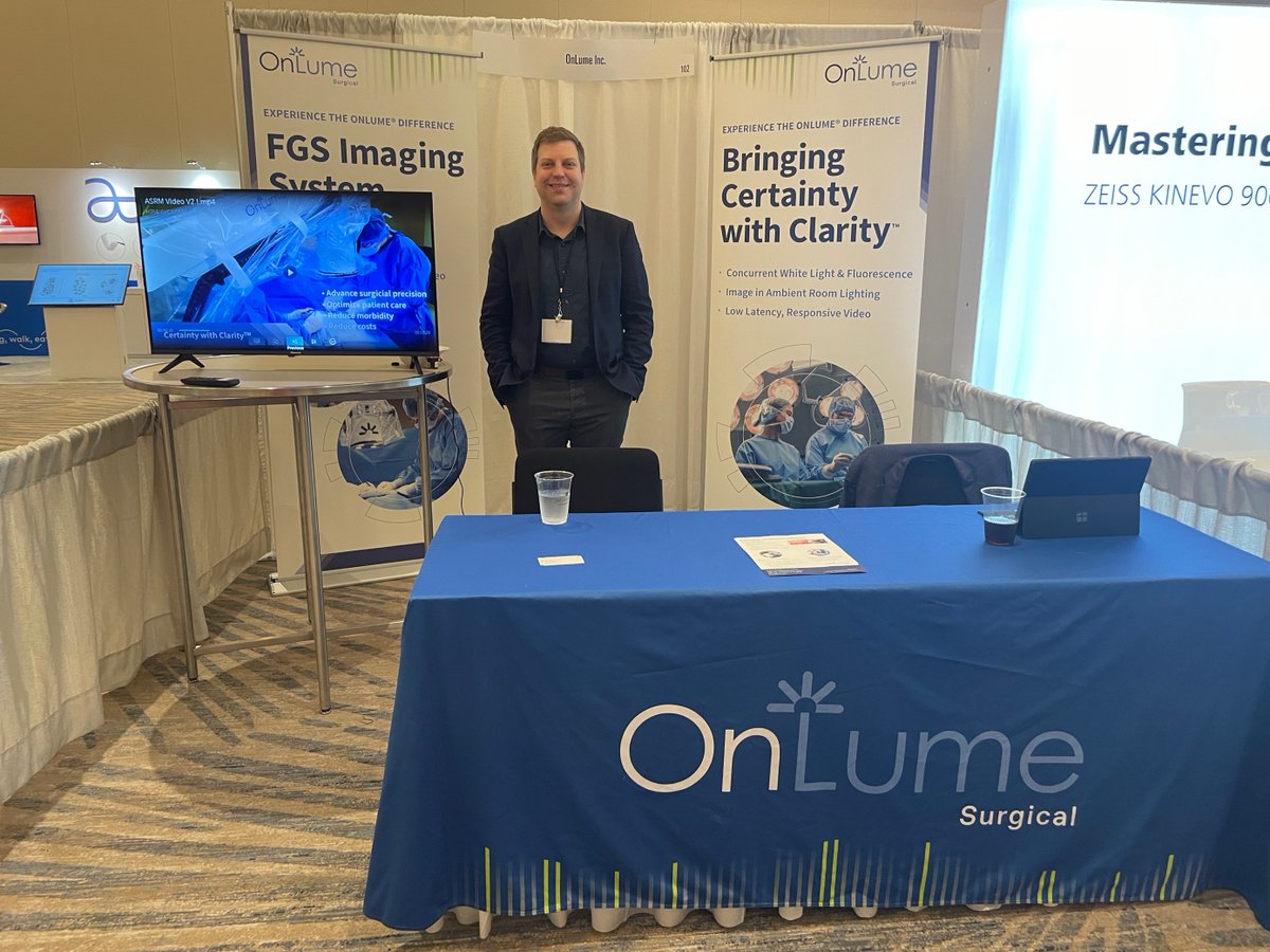 Only a few hours left until the Exhibit area closes! Get your coffee and come chat with OnLume at Booth #102!  #ASRMmicro #microsurgery