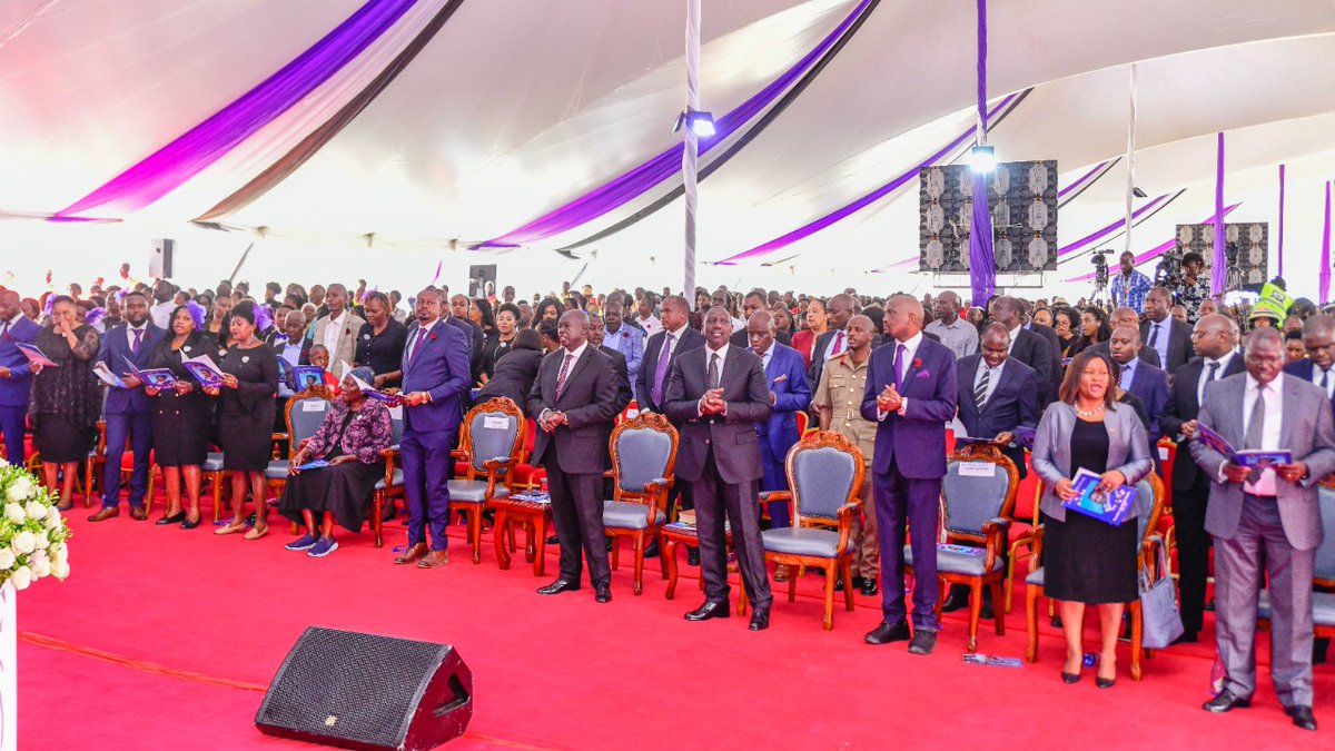 WilliamsRuto's tweet photo. We mourn with Cabinet Secretary @HonMoses_Kuria and his family following the passing of their sister and loved one, Pauline Nyokabi. https://t.co/kJPo2B8dgy