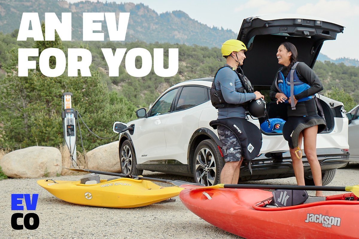 Colorado_EV's tweet photo. No matter how you spend your free time, there's an EV out there for you. Find the one that fits you best. https://t.co/1inaTSPBi6 #ElectricLife #EVcharging #EV #ElectricVehicles #EVCO https://t.co/8bV1LoWgdO