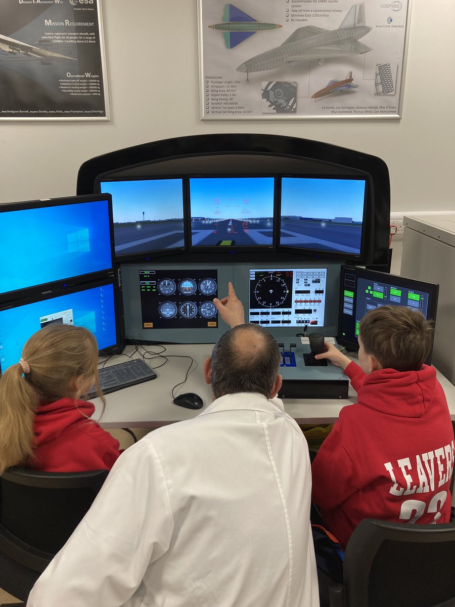 DanygraigP's tweet photo. Thank you to @SUSciEng for a fantastic tour, meeting a real rocket scientist 🧑‍🔬 🚀 🤩 and a chance for the Y6/5s to have a go on the flight simulators! ✈️ 🕹 Amazing ! #futurerocketscientists
#DYGPSCI https://t.co/jU0Ly1zG6B
