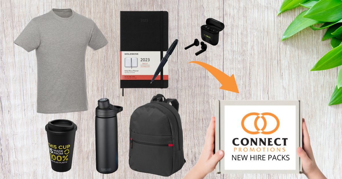 connect_pro's tweet image. Onboarding packs are an important part of welcoming new hires to a team, especially if employees are working remotely.

What products would you choose for an onboarding pack?
⭐ Clothing
⭐ Coffee Cup
⭐ Water Bottle
⭐ EarBuds
⭐ Notebook
⭐ Pen
⭐ Backpack

#onboarding #brand