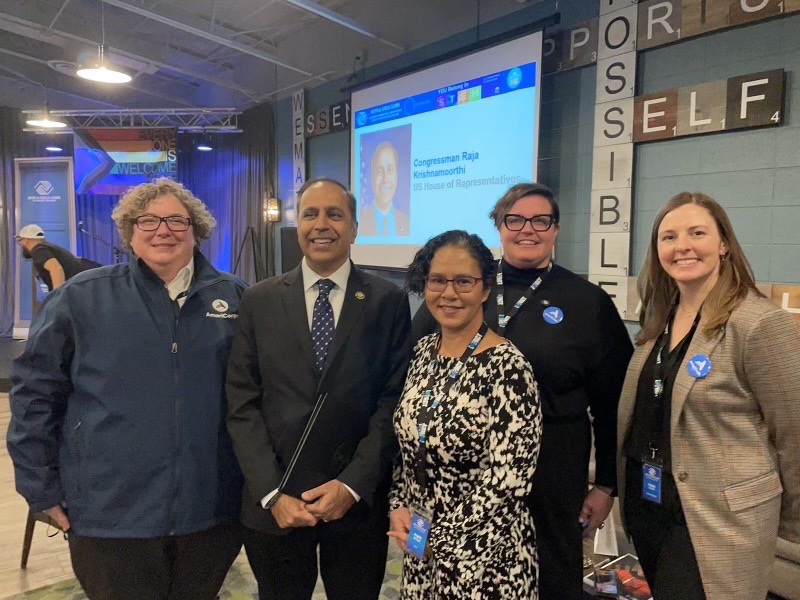 #YouBelongInSTEM! 

Our team's <a href="/AngieThiBennett/">Angela Thi Bennett</a>
joined <a href="/CongressmanRaja/">Congressman Raja Krishnamoorthi</a>, <a href="/AmeriCorps/">AmeriCorps</a> &amp; <a href="/BGCA_Clubs/">Boys & Girls Clubs of America</a> for an event late last week to encourage a more diverse workforce in STEM-related fields. We'll continue working to place #digitalequity at the heart of #InternetForAll.