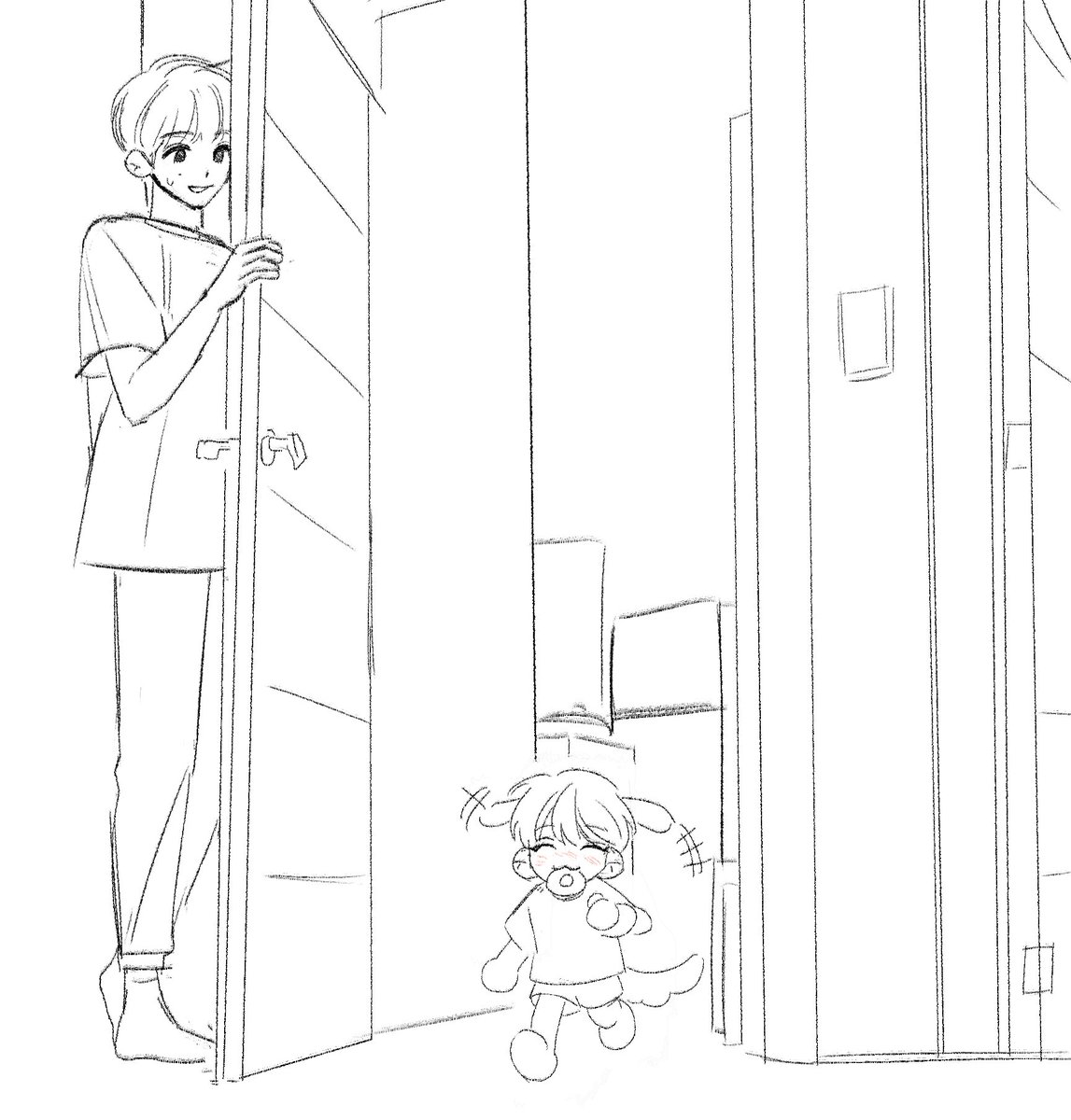 여즘그린게엾어요... 낙서라두,,,수동플릿