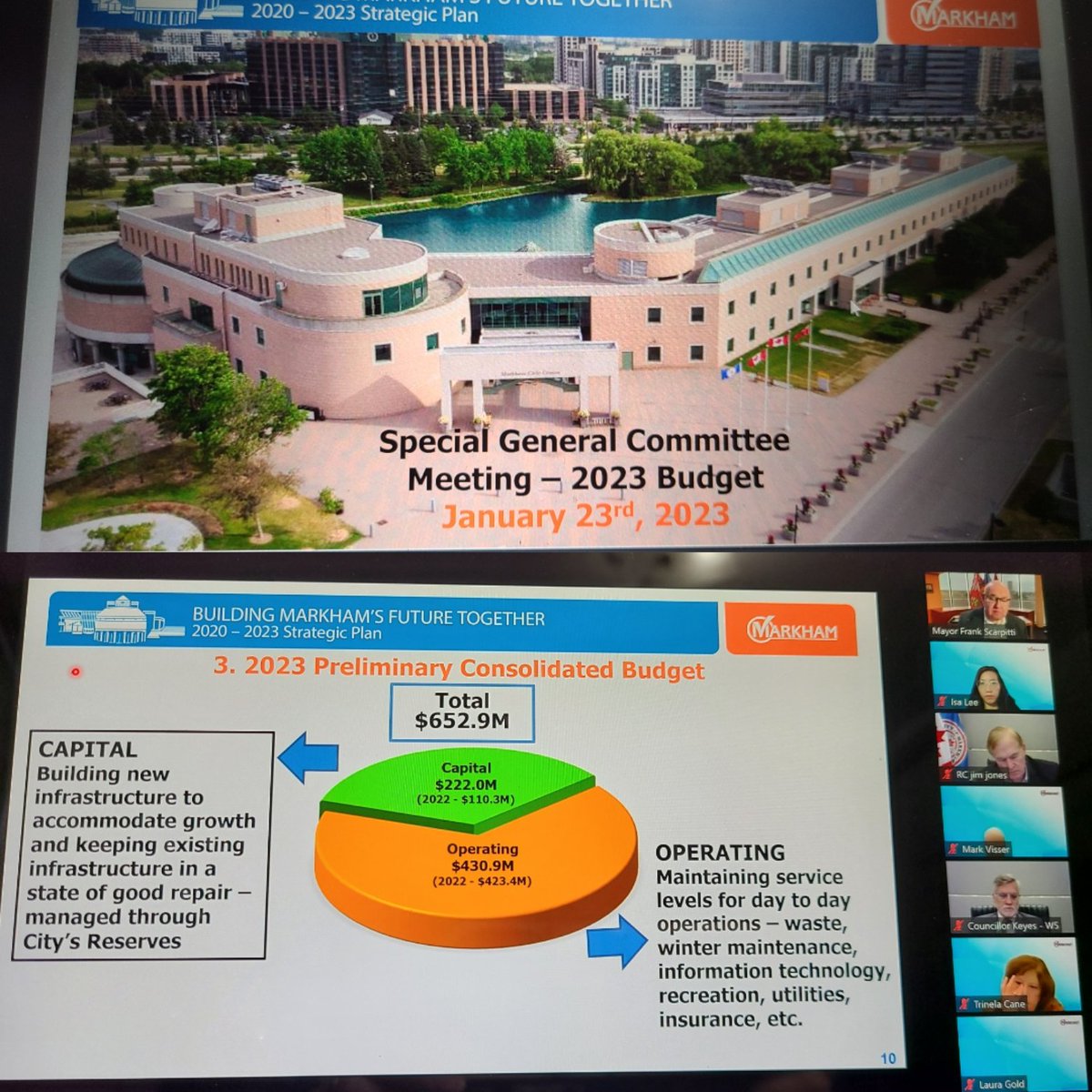 At <a href="/cityofmarkham/">City of Markham</a> #markhamcouncil Special General Committee meeting - Budget Introductory Meeting.
Livestream available at markham.ca/wps/portal/hom…
#markhambudget2023