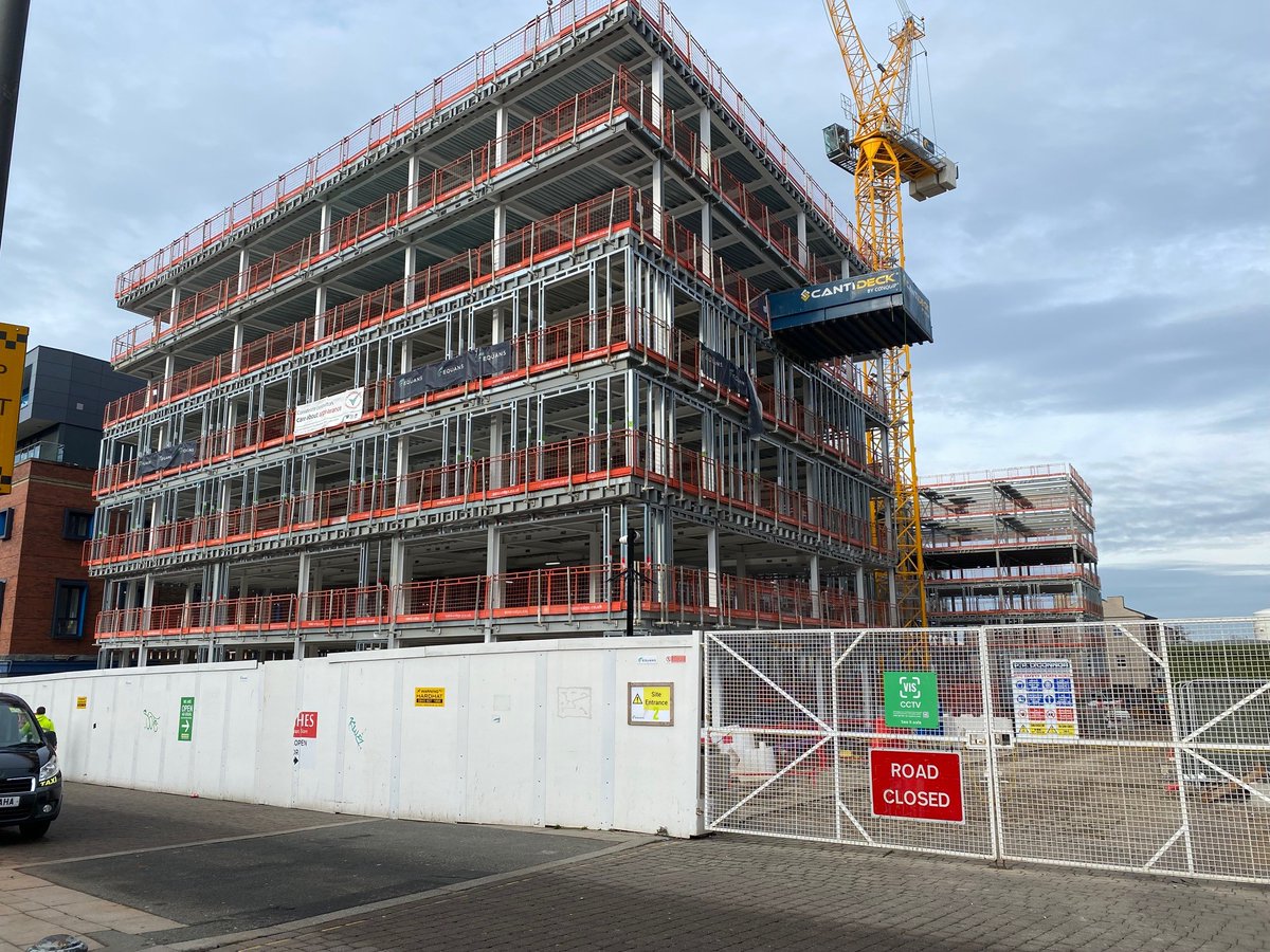 cityresidential's tweet photo. Two schemes making good progress in Fabric District are Hughes Hughes funded by @homegroup and @BMO as well as Limelight (former Natex) bought out of administration by Blacklight Capital Partners #Liverpool #development #updates https://t.co/zdxT9hqaFW