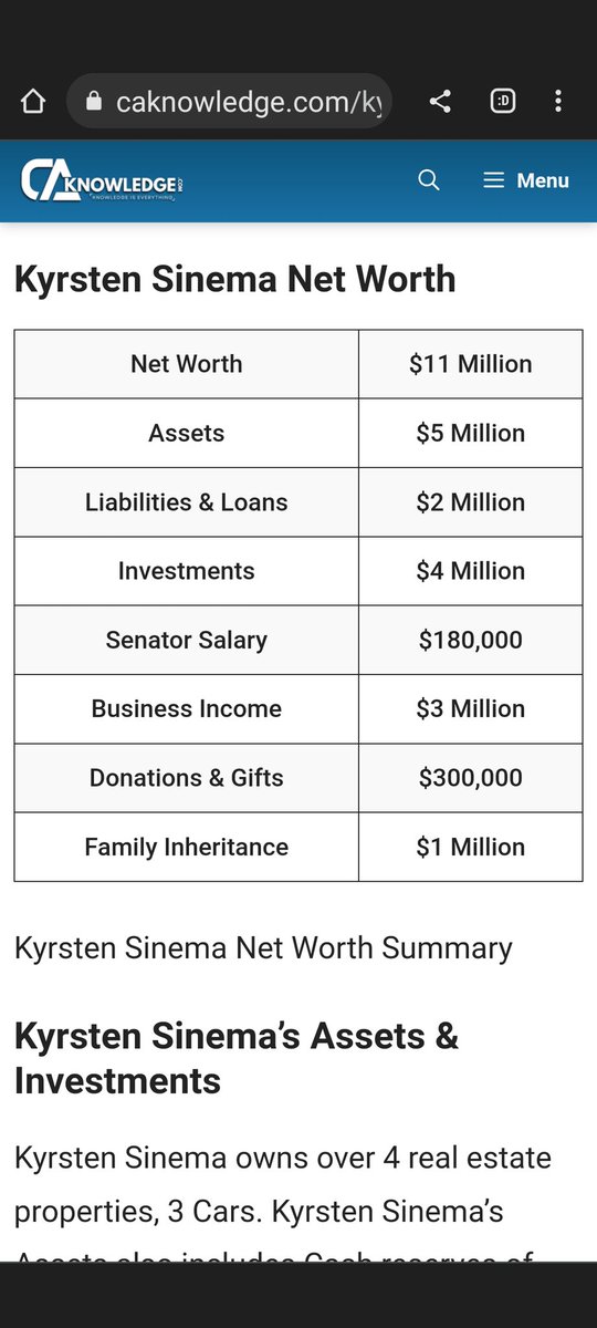 MurderedHornet's tweet image. How does one go from a net worth of $32,000 to $11 million in four years on a Senate salary of $200,000?  Asking for a state.