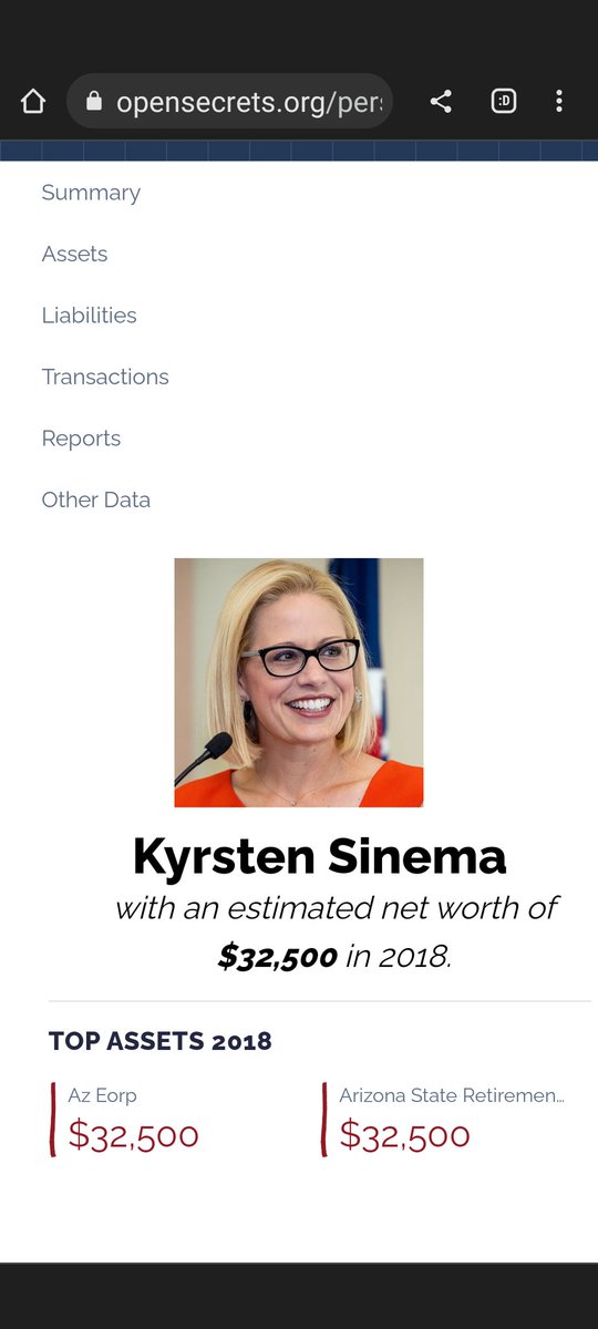 MurderedHornet's tweet image. How does one go from a net worth of $32,000 to $11 million in four years on a Senate salary of $200,000?  Asking for a state.