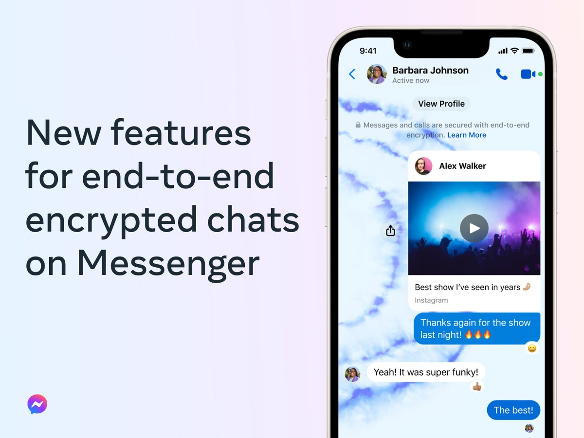 Messenger Updates End-to-End Encrypted Chats with New Features – Messenger  News