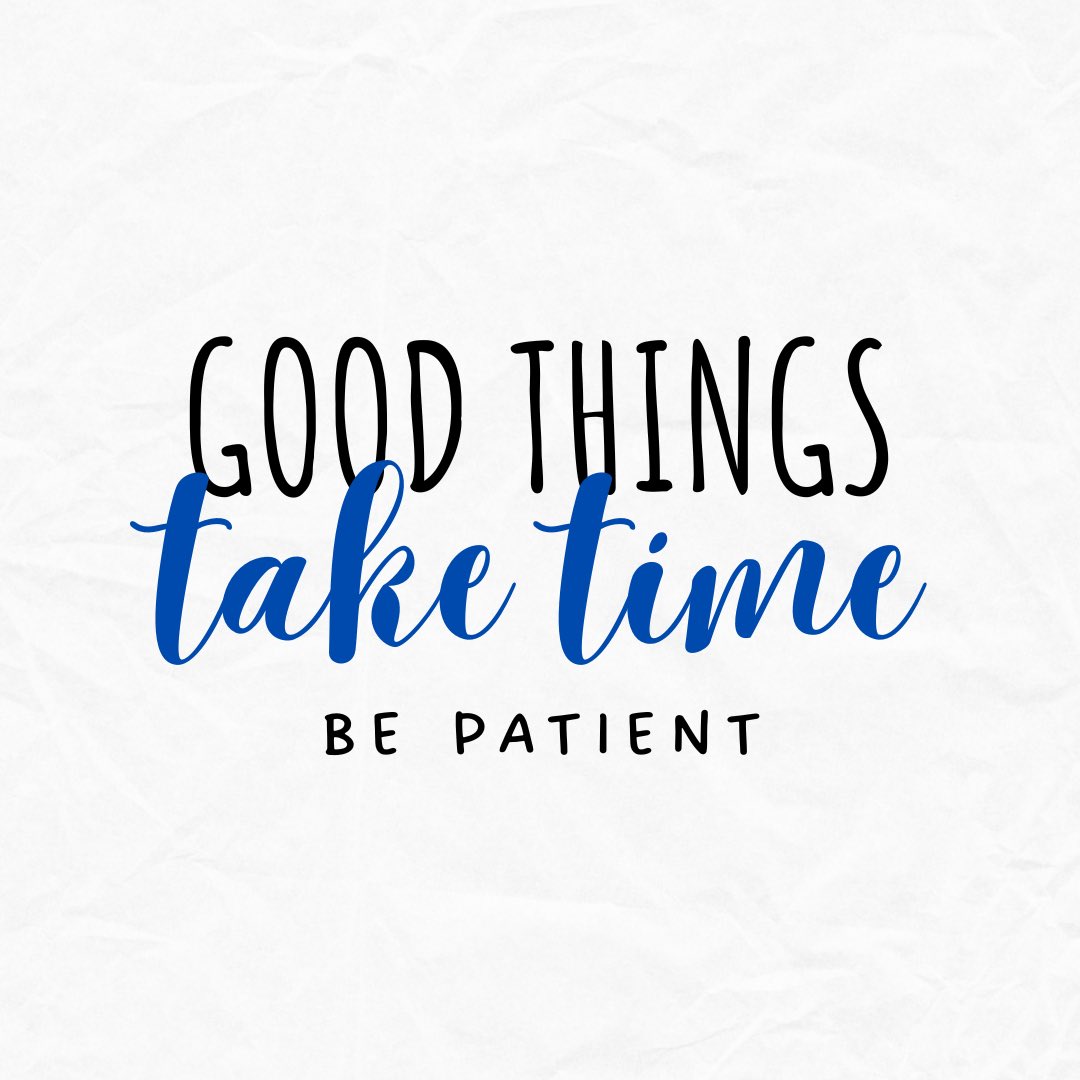 It’s #motivationalmonday Tigers! Remember good things take time. Be patient. 💙 #tsu25🐯💙 #tsu24🐯💙 #tsu23💙🐯 #firstgenhbcu