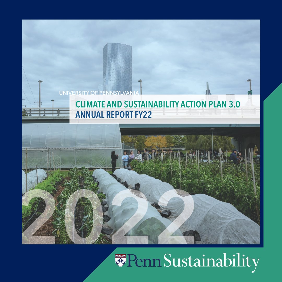 GreenPenn's tweet image. ANNOUNCEMENT!
A sustainable planet takes all of us. #Penn continues to make progress in its Climate and Sustainability Action Plan 3.0. Learn more about our commitments and progress in our annual report. See link in our bio. 🔗
#PennSustainability #OnePlanetOnePenn #GreenPenn