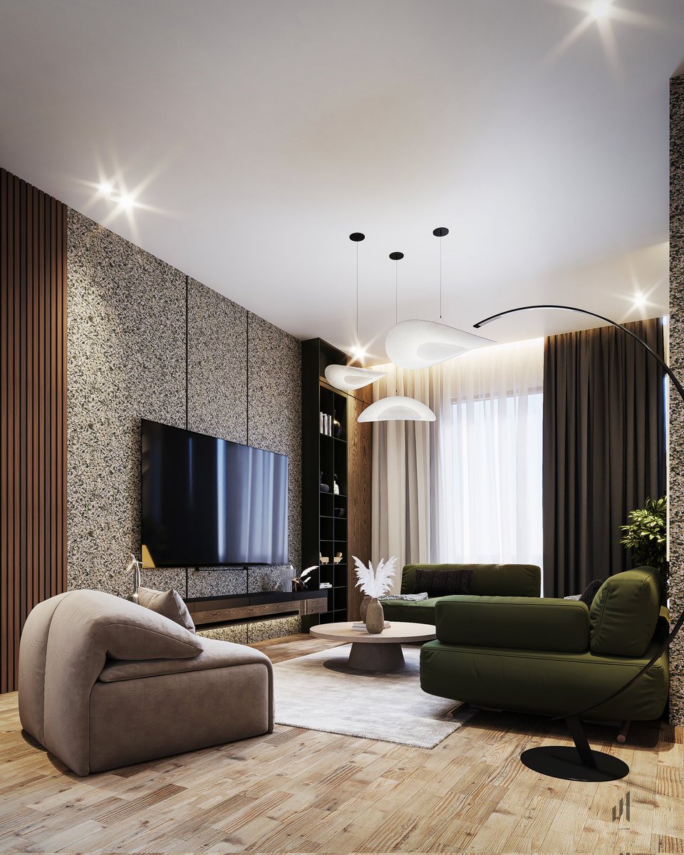 Designing an ambiance that exudes both elegance and warmth through the masterful use of textures and patterns, making it a perfect space for both relaxation and entertainment #interiordesign #luxuryhomedecor #textureddesign #entertainment #architecture #RealEstate #BBTitians