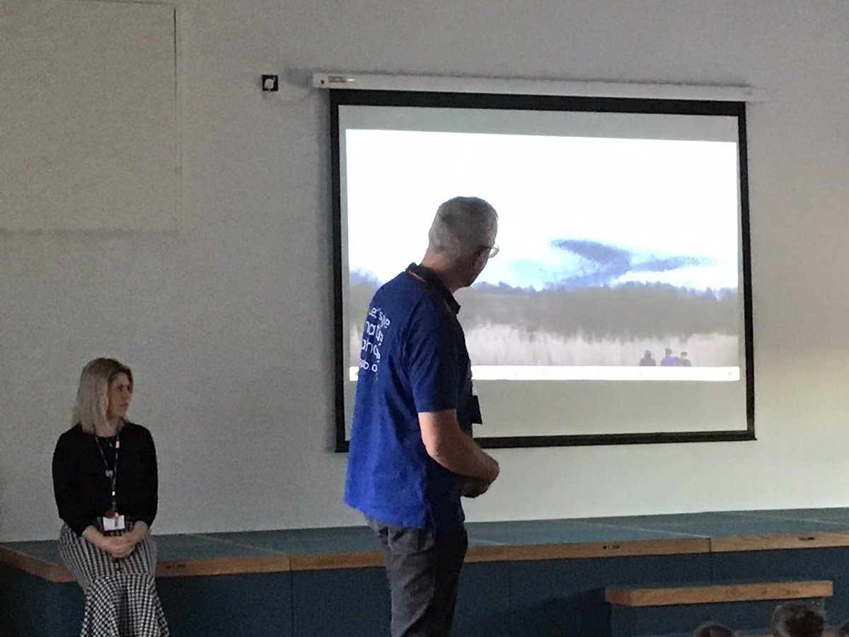 HilderthorpeSch's tweet photo. Roy from the @Bempton_Cliffs and @Natures_Voice shared information about the big garden bird watch with us in assembly. #hildsci #hildnature #hildassembly We are excited to be taking part in the big schools bird watch this week. https://t.co/mcknMiaKpj