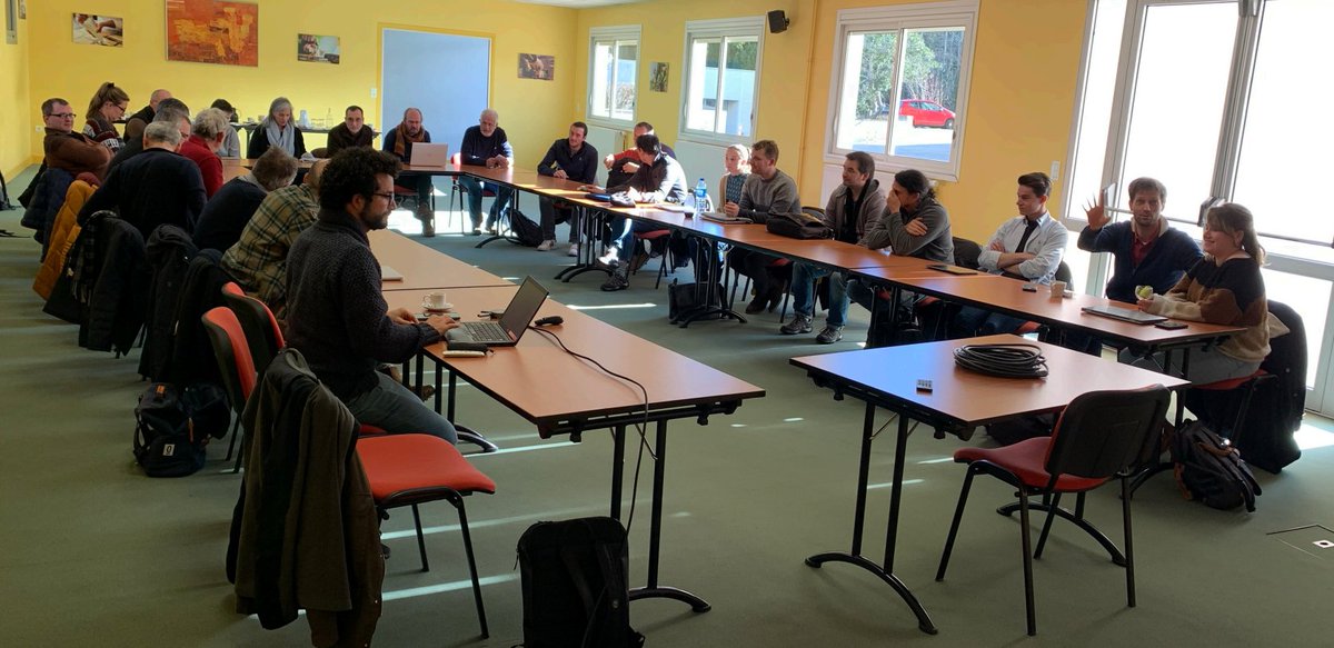 Réunion annuelle de l'équipe au domaine de Marand, avec au programme, le bilan de l'année et les prospectives pour le futur !