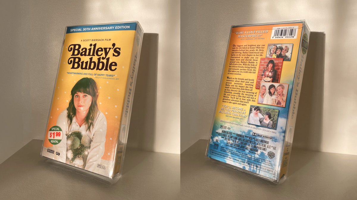 My partner Bailey turned 30 this past week! So, I made her a custom-functioning VHS film to watch with all the homies. Plenty more photos and videos in the thread.