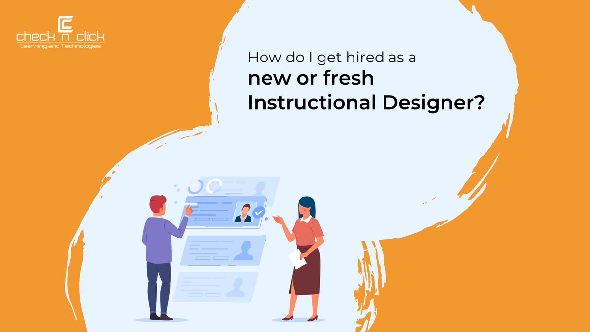 Check_n_Click's tweet image. Get the inside scoop on how to land your dream job as an instructional designer with our latest blog post on check-n-click.com/getting-hired-… 
#instructionaldesign #careeradvice #instructionadesignjobs