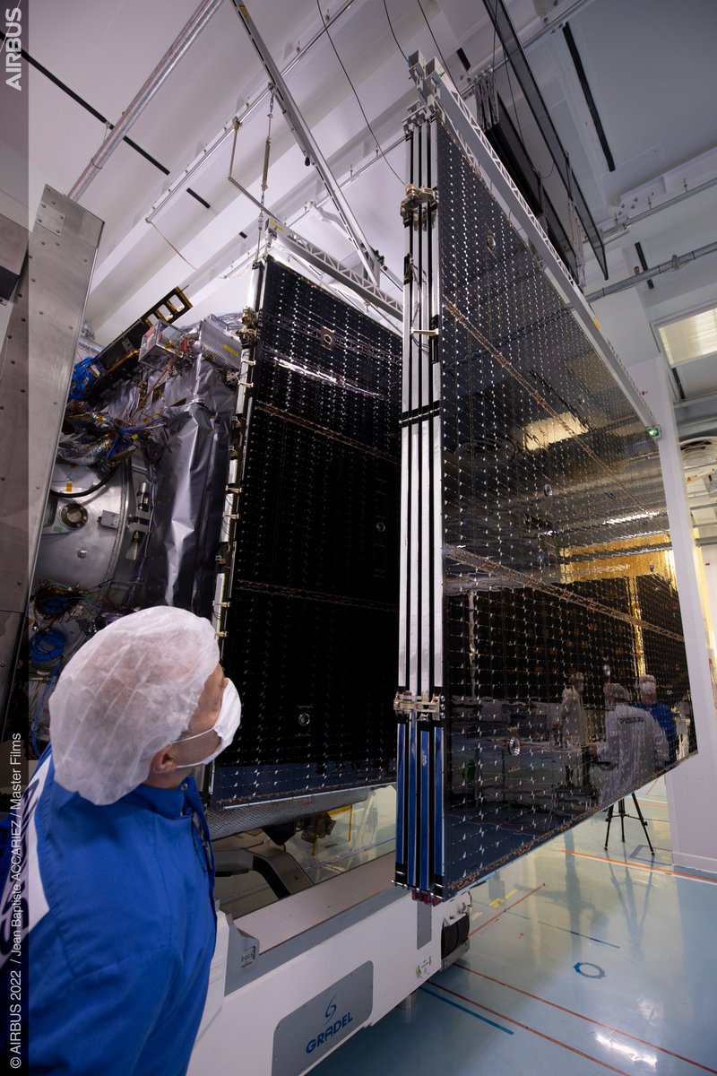 Airbus Space on Twitter "JUICE 🛰️ has the largest solar panels ever