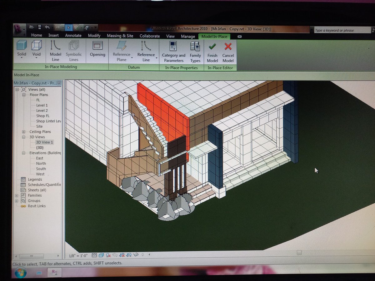 Ongoing... this is interesting and a big challenge.

#revit #revitarchitecture
#3D #elevation #housedesign #building #House