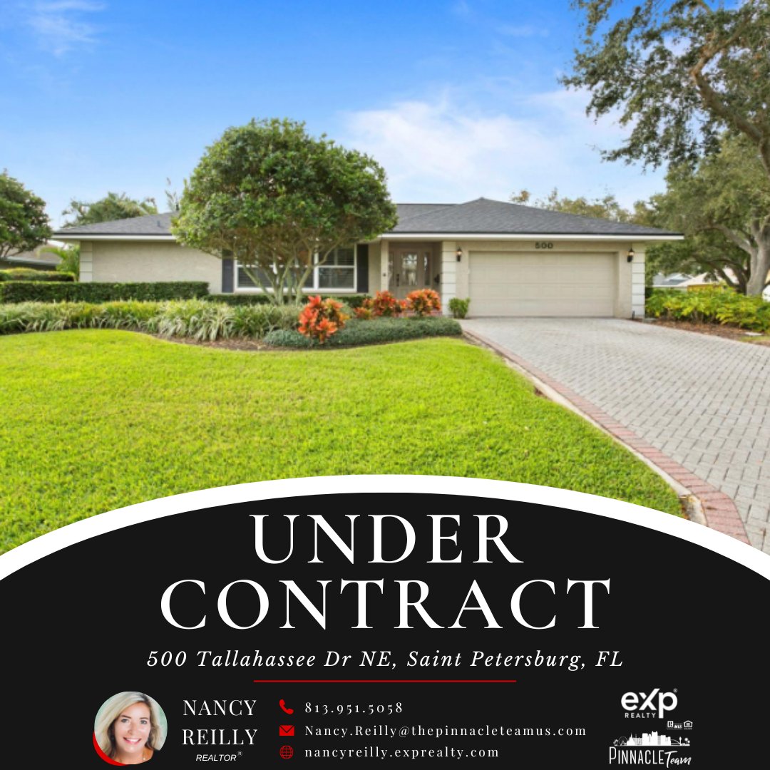 Our Offer got ACCEPTED! It is NOW Under Contract!

@NancyReilly #NancyReillyRealtor #CountdowntoClosingDay #SaintPetersburgFL #PinnacleTeamMN #EXPRealty #UnderContractwithNancyReilly