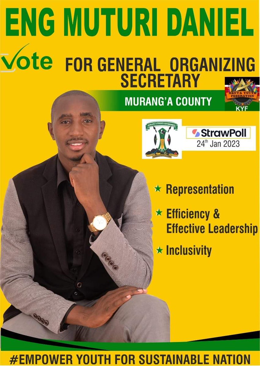DEALANGLE's tweet photo. KYF is a national youth outfit that will have representatives at the Ward level. By voting for the County reps, who will oversee the other elections.
By voting for Eng, you're voting for the voice that will amplify the youth agenda on the National table of youth affairs. https://t.co/rt1IJ1HaSl