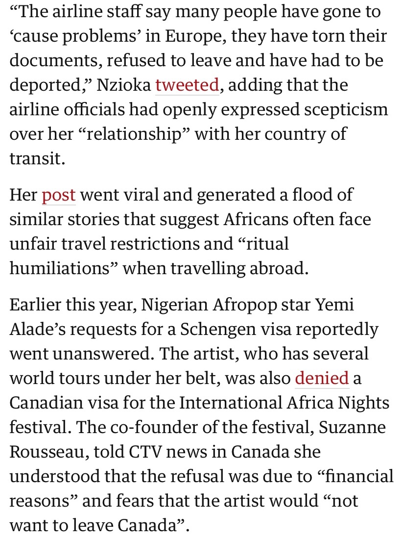 coco_em's tweet image. Hi everyone :) 
A lot to say so will summarize:
-Thank you Caroline Kimeu from @guardian for reaching out and writing this piece
- I am in a priviledged position to be able to travel for my work. Even being Kenyan in the region helps with certain documentation.