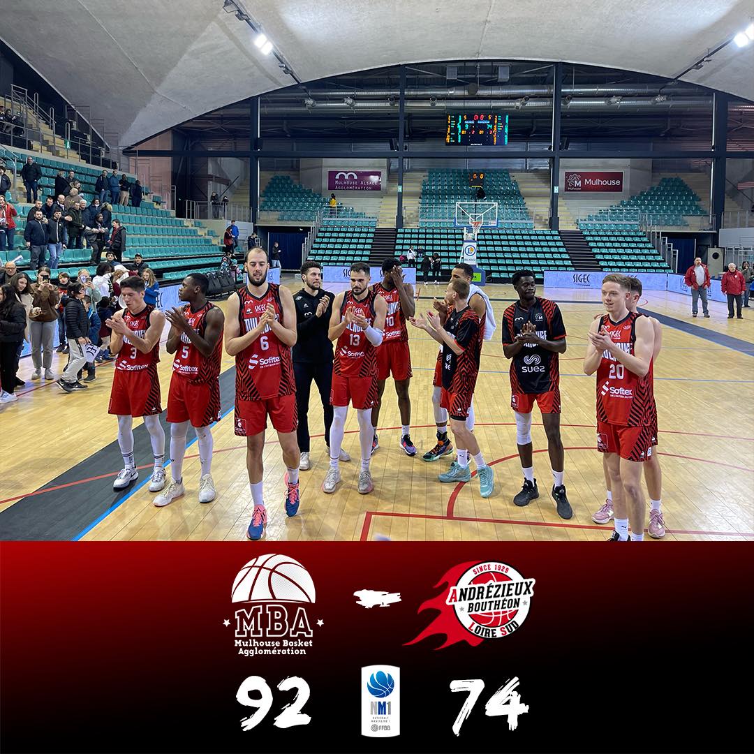 #Basketball : Victoire du @mbaprobasket face à Andrézieux, vendredi soir ! Félicitations !