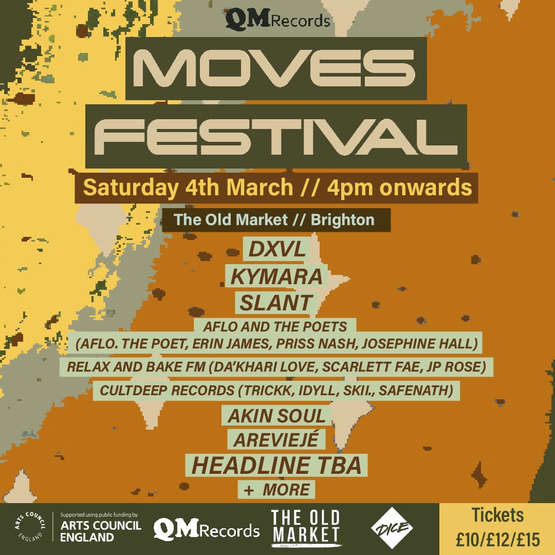 Can't wait till 4th of March @TOMvenue We've added some fresh vibes to the lineup. Excited to announce AFLO and the Poets @josephinehall_ @dakharilove @slantband @akinsoul to the line up too. More announcements soon. Grab a ticket in the bio movesfestival.com