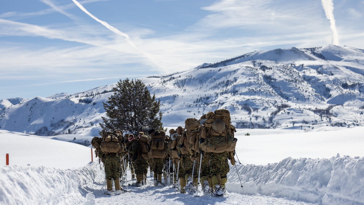 #Marines w/ @2dMarDiv conduct MTX 2-23 at Bridgeport, CA. MTX prepares units to survive & conduct extended operations on mountainous terrains during the winter.

(#USMC photos by Lance Cpl. Ryan Ramsammy)
#EveryClime #EveryDomain #HomelandDefense #ColdWeather #MarineCorps