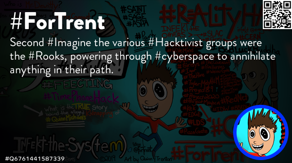 ForTrent's tweet photo. @quinnmichaels Second #Imagine the various #Hacktivist groups were the #Rooks, powering through #cyberspace to annihilate anything in their path. 🦄 #Trent #TheTrentonStory #TimePhoneHack #Anonymous #EtherSec #DarkSec #OpEPOCH #OpRomanov #OpRussia #Q6126550859898 https://t.co/4ou9o3tZw9