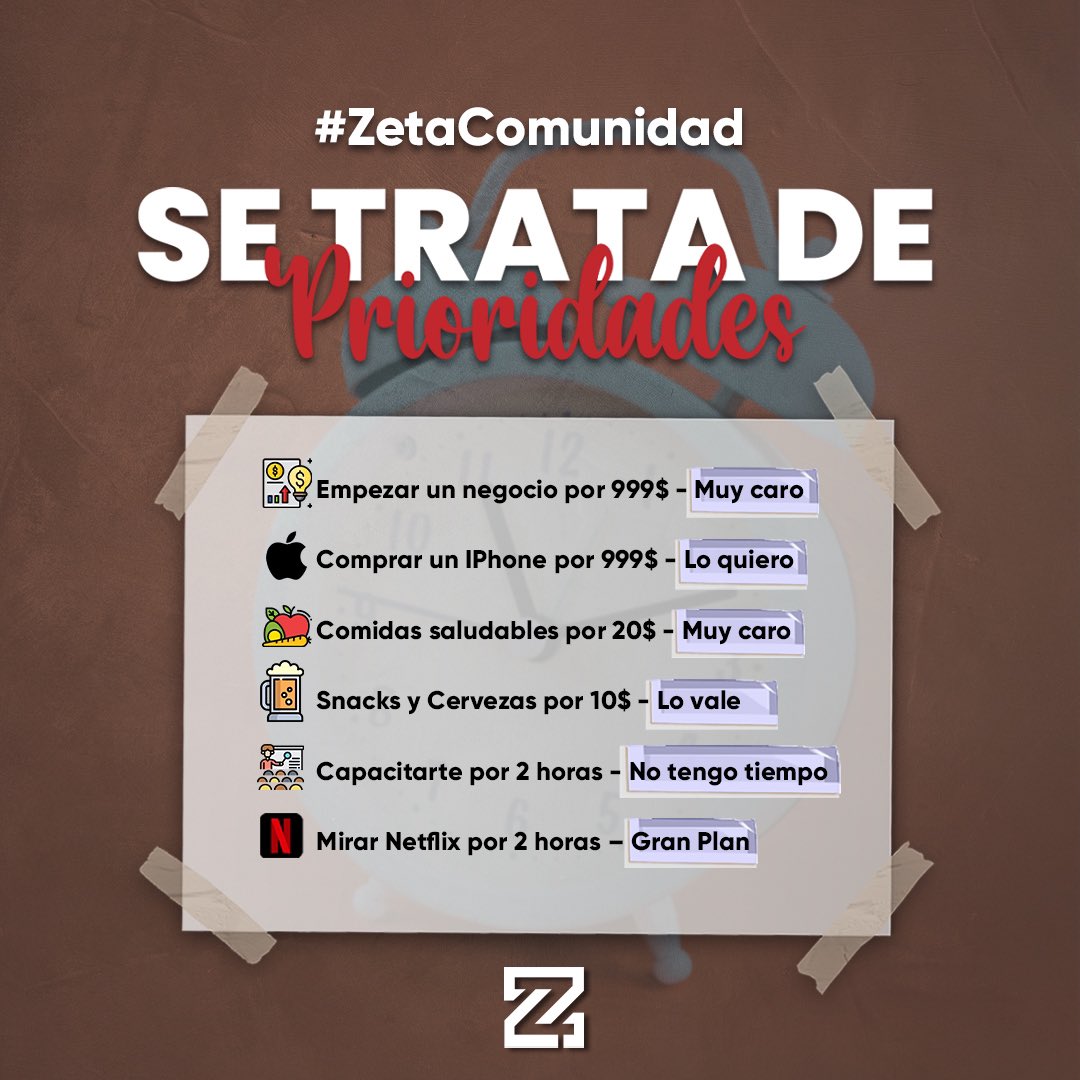 Zetaimport's tweet photo. Una imagen para reflexionar un poco 💭🙇‍♀️🙇

Si algo es cierto es que invertir en tu crecimiento personal y profesional puede brindarte la seguridad de bases sólidas para lograr un gran negocio. 🙌🏻🧠🏆 
#motivacion #monday #FelizInicioDeSemana https://t.co/btvm9NLMPF