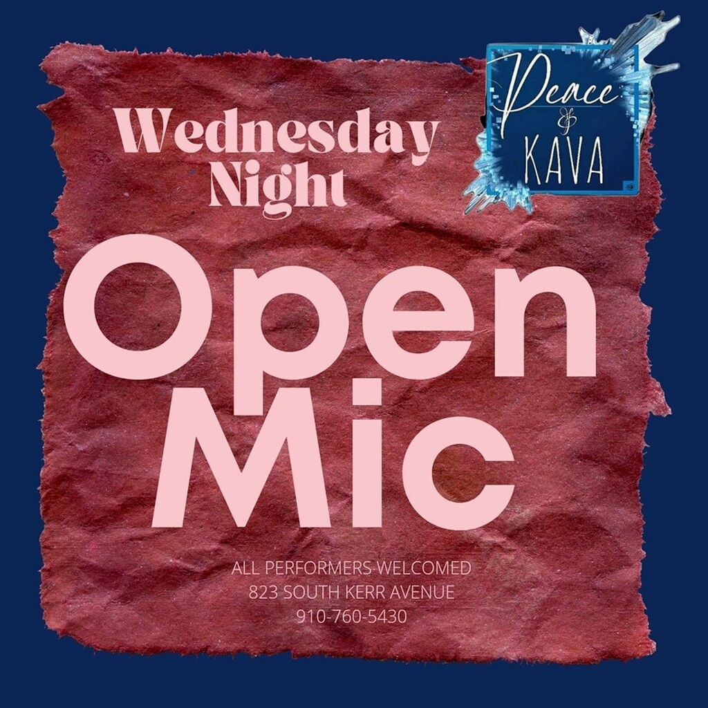 Don't forget Wednesday is open mic night! 7 to 9pm. All entertainers welcomed!