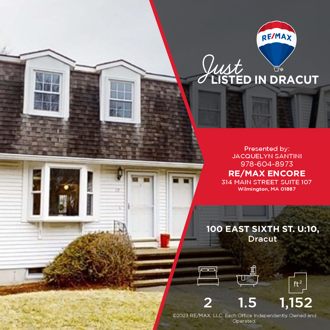 𝐉𝐮𝐬𝐭 𝐋𝐢𝐬𝐭𝐞𝐝 - 100 𝓔𝓪𝓼𝓽 𝓢𝓲𝔁𝓽𝓱 𝓢𝓽. 𝓤:10, 𝓓𝓻𝓪𝓬𝓾𝓽

#dracutma #justlisted #newtomarket #welcomehome #townhouse #christianhill #remaxencore @jackisantini