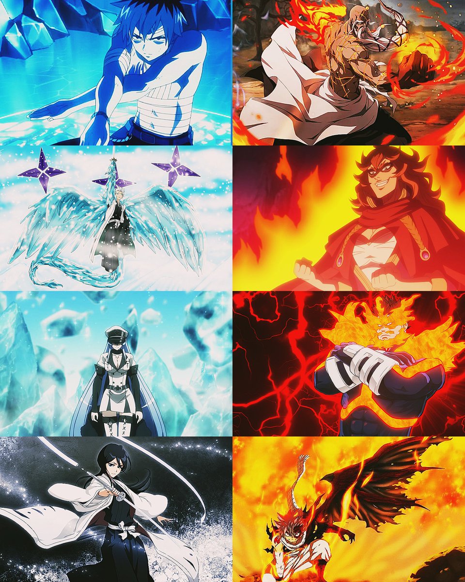 Make your choice 😝 #anime ICE vs FIRE
